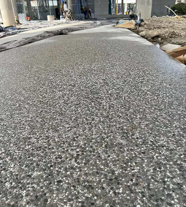 杭州西電園區天然礫石聚合物工程