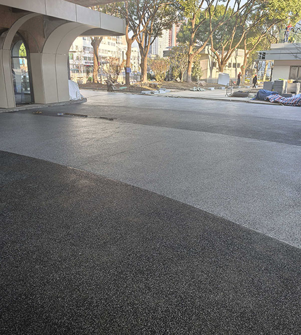 無錫江尖公園天然礫石聚合物工程